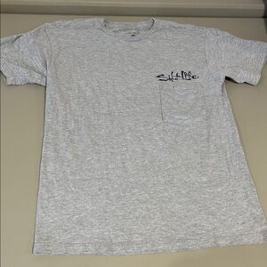 Salt Life Light Gray Short Sleeve Tee